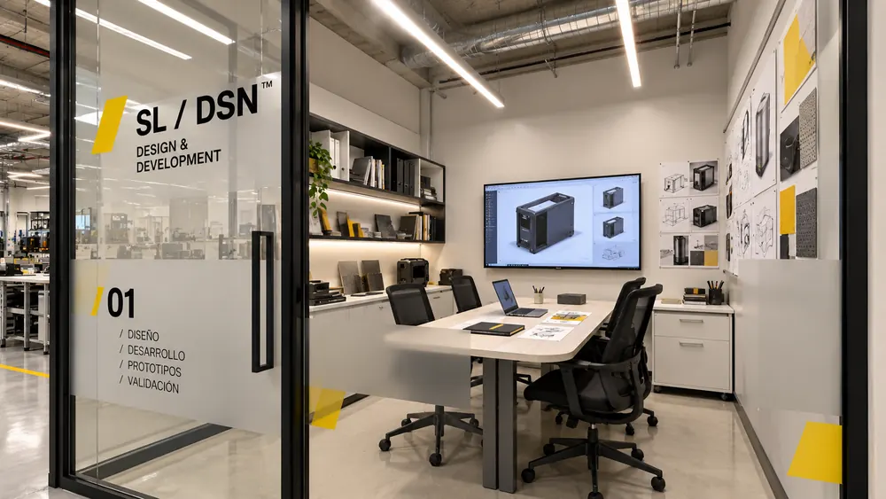 Render del estudio de diseño y desarrollo en Macaracuay